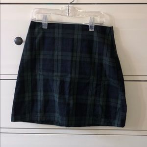 Plaid skirt